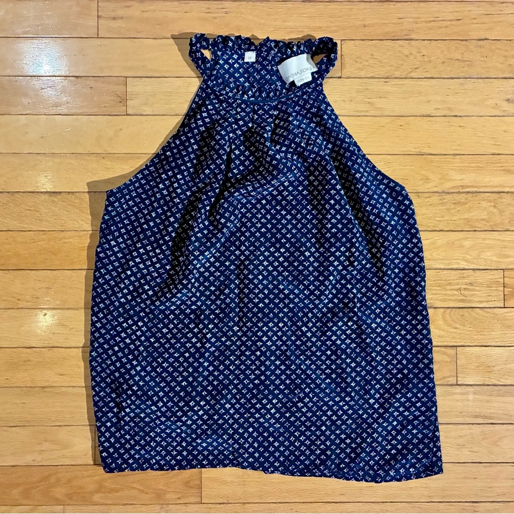 New Women's Cynthia Rowley SILK Sleeveless Blouse